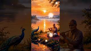 Mind Relax Music 🌙 Flute Tabla Healing Sounds #shorts #flute #maditation #music