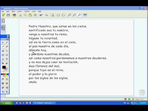 Padre nuestro r - Lord's Prayer (in Spanish) - YouTube