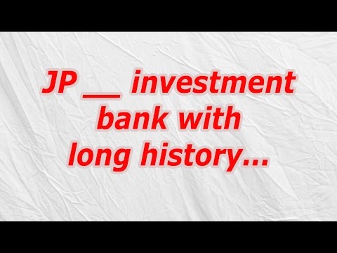 investment bank with long history