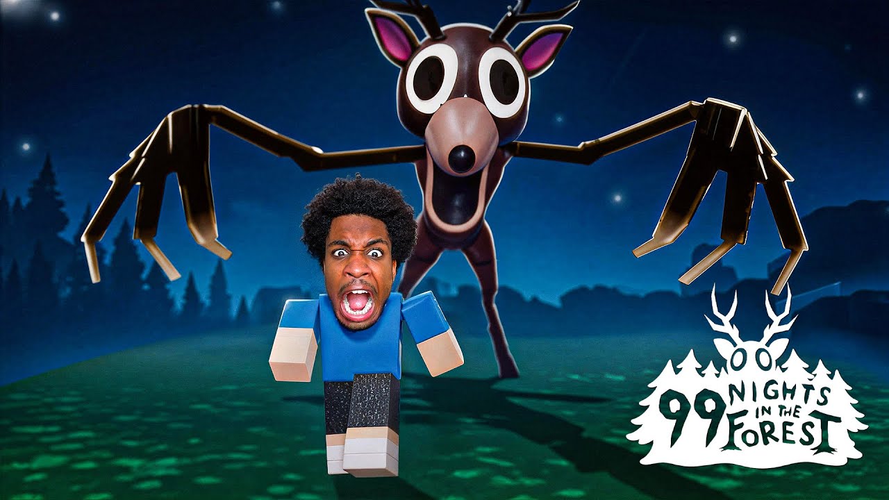 I Tried to Survive 99 Nights in The Forest - YouTube
