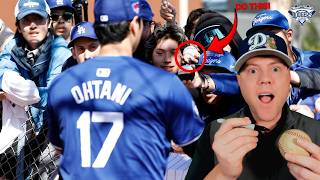 How to Get ANY Dodgers Players Autograph! Shohei Ohtani! Spring Training BTS!