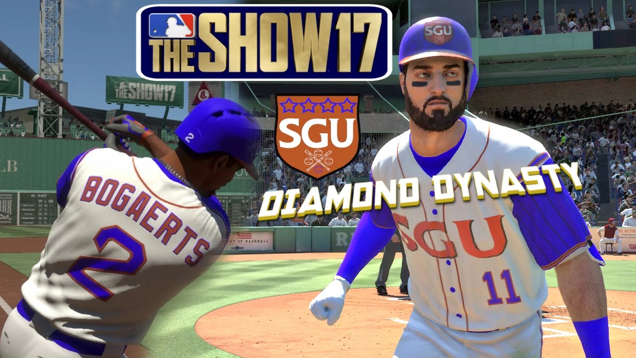 MLB The Show 17 Diamond Dynasty with SGU EP1 Team Creation 20 Pack Opening & First Game MLB 17