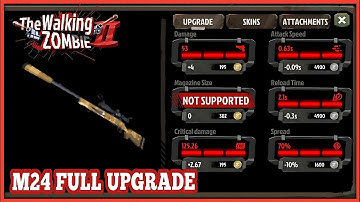 Is This Best Sniper?! M24 Full Upgrade | The Walking Zombie 2