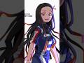 Nezuko in different anime styles {KNY} 🌸#nezuko #demonslayer #anime