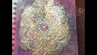 Texture w/ Stencils Process
