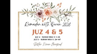 Juz 5 - Ramadan with Quran 2026