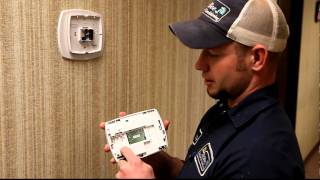 Trane ProgrammableThermostat Battery Change