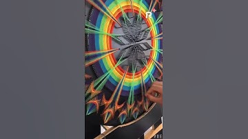 "Incredible String 🧵 Artist" Join @iramlima and his colorful creations ➡️https://www.ronin.art/