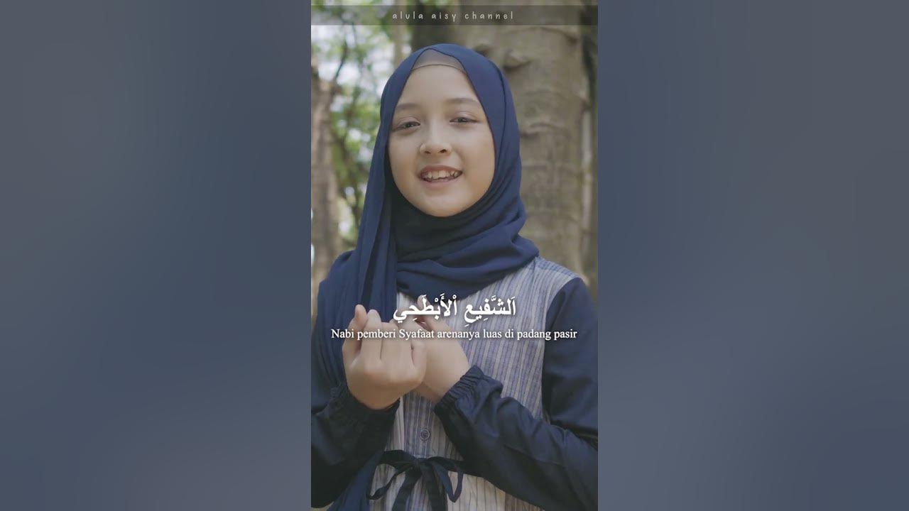Tonton Fullnya yukk di channel mereka, 🥰 Asholatu 'alan-Nabi - Alula Aisy #shorts #alulaaisy