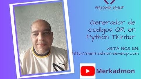 Generador de Códigos QR Python tkinter.