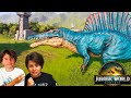 Todos Vs. SPINOSAURUS 4x4!! Jurassic World Rebirth Dani y Evan