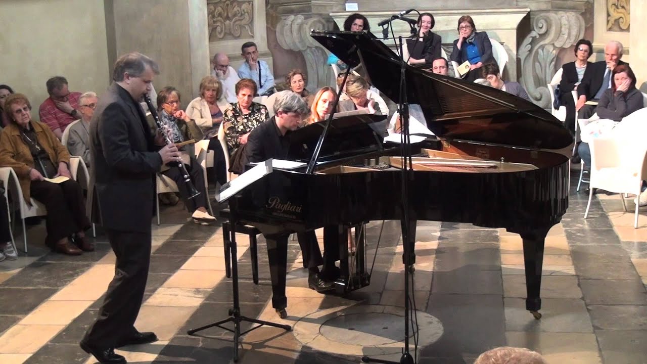 Impressioni per clarinetto e pianoforte - YouTube