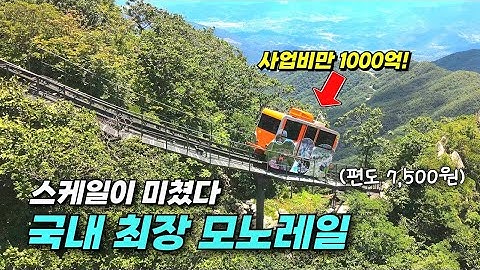 A project cost of 100 billion won, you can enjoy the view of Jirisan from 1,300m above sea level ...