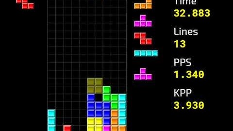 [Jstris] 40L Sprint 1:17.313 PERSONAL BEST