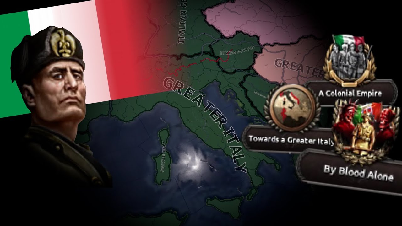 Italy Becomes Great Again Timelapse - HOI4 + By Blood Alone DLC - YouTube