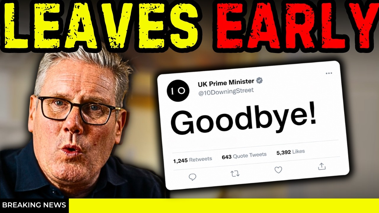 Starmer LEAVES EARLY