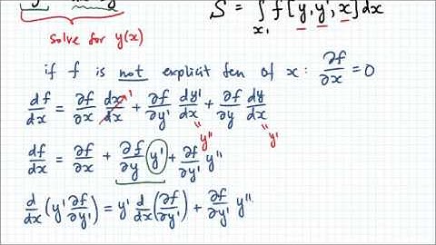 Alternative Form of Euler-Lagrange Equation