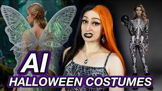 TRYING ON AI HALLOWEN COSTUMES 😳