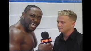 The Alpha Male Monty Brown Hallway Interview - NWA TNA Xplosion Syndicated TV Nashville, TN 7/6/2002
