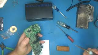 Original SteppIR Controller repair of UJs 4el Controller.  Possible Lightning.
