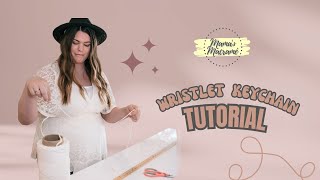 Beginner Macrame Wristlet Keychain