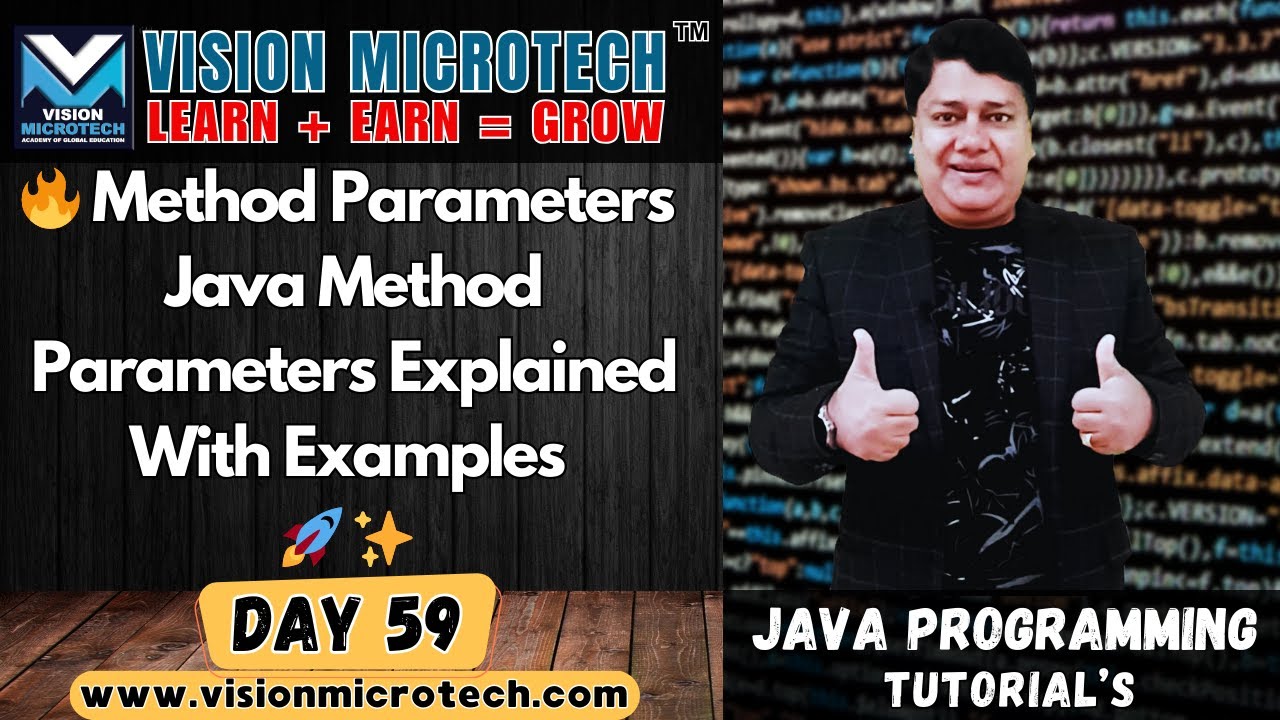 🔥 Method Parameters In Java | Java Method Parameters Explained with ...