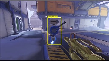 Detection bots in training room Overwatch