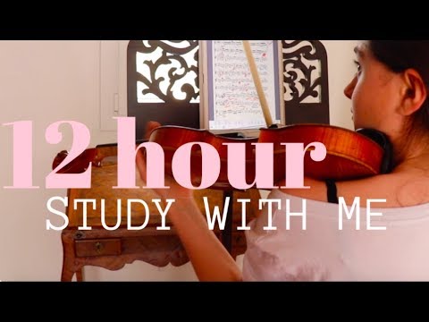 Study With Me | 12 hour Study Day