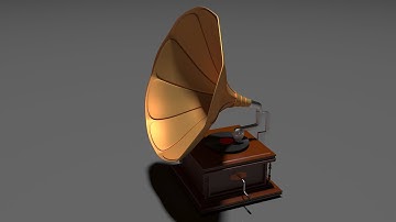 How to gramophone modeling 3ds max (Tutorial) part 2