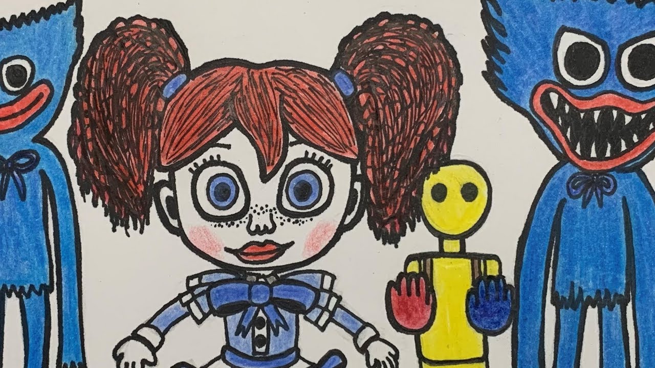 My art of Huggy Wuggy From Poppy Playtime chapter 1 and I've finally drew  it for not just do it : r/PoppyPlaytime