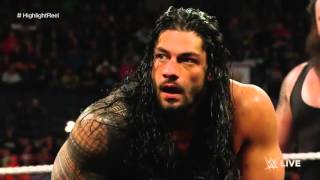 TensionS rise as Roman Reigns and Brock Lesnar appear on “The Highlight Reel“׃ Raw, January 18, 2016