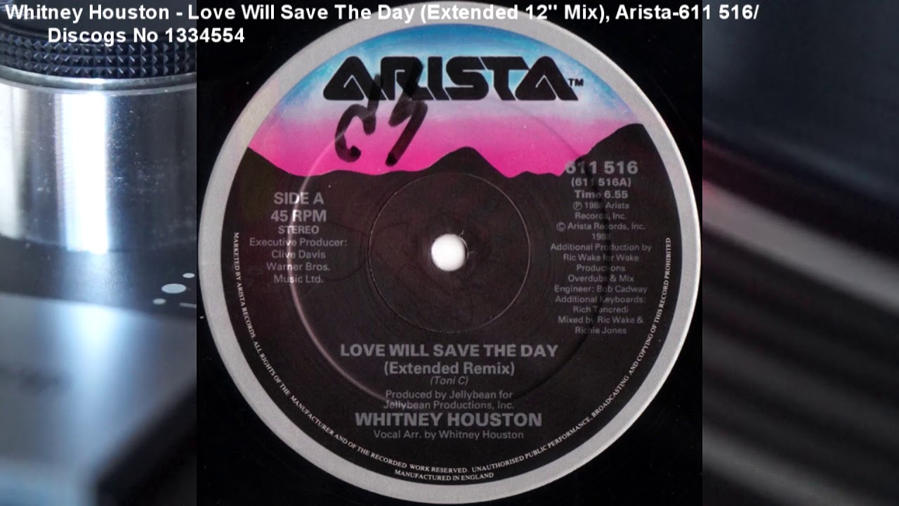 Whitney Houston - Love Will Save The Day (12'' Extended Mix) (1988