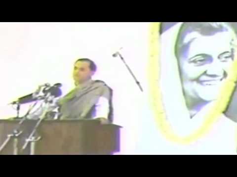 Rajiv Gandhi's speech justifying Sikh Genocide 1984: When a Big Tree Falls, Earth Shakes