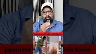 Japanese vs Indian Civic Sense | #shorts #civicsense #india #japan
