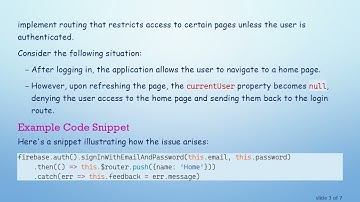 Fixing null Current User Issue in Firebase Authentication with Vue.js