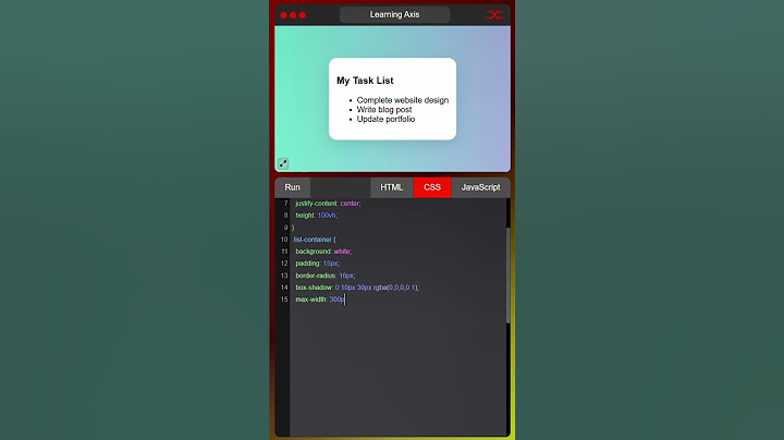 Advanced List | HTML CSS