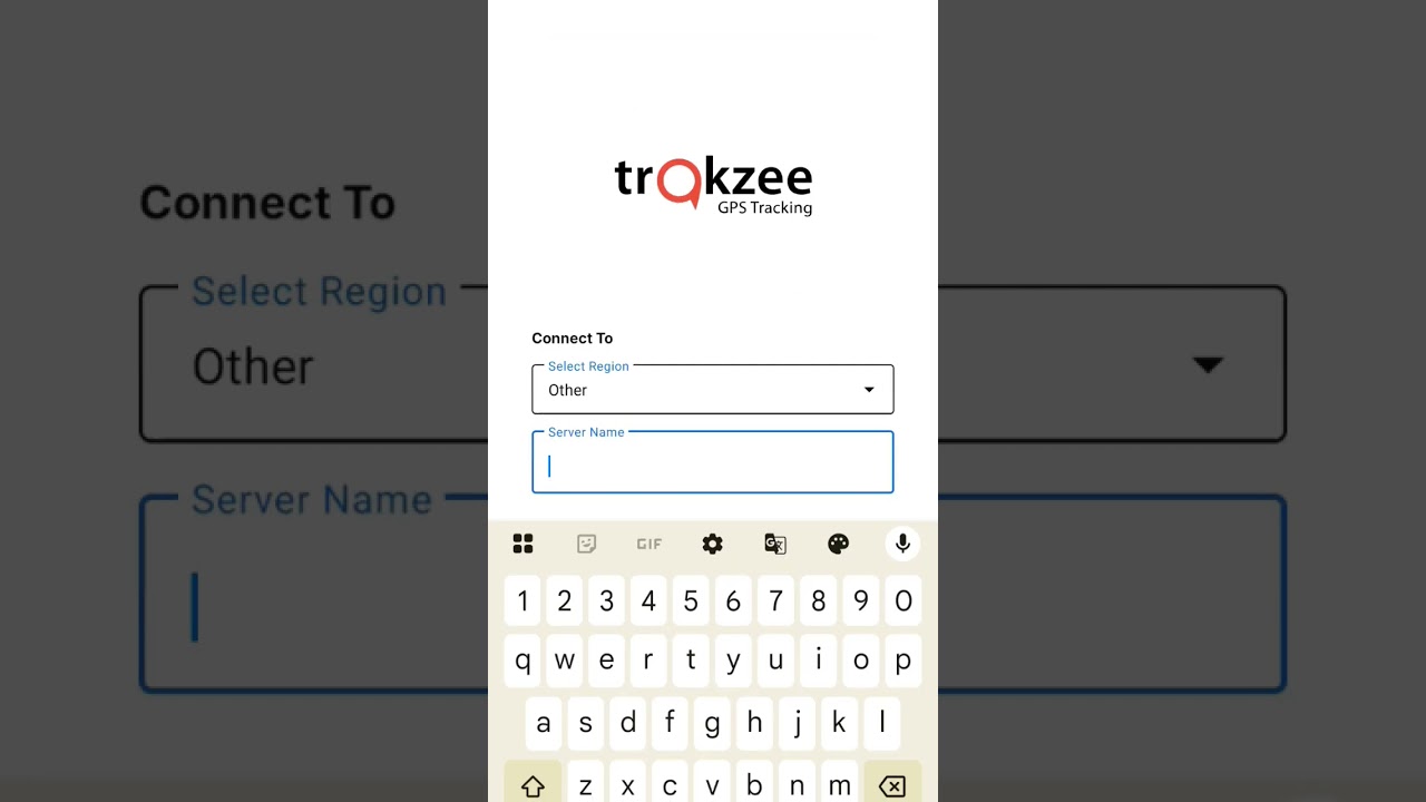 trakzee app login process