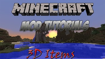 Minecraft 1.5.2 - How To Install The Vanilla 3D Items Mod