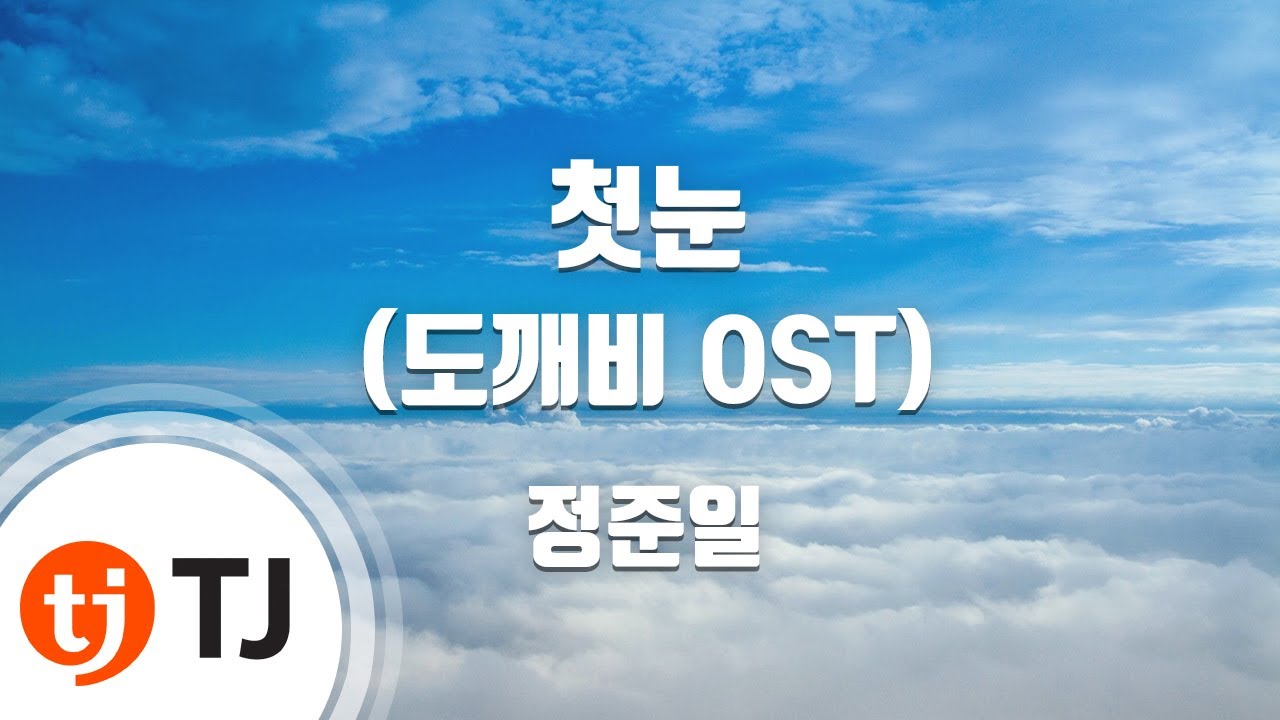 [TJ노래방] 첫눈(도깨비OST) - 정준일 / TJ Karaoke