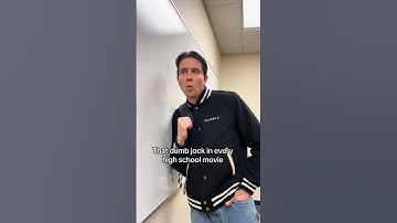The dumb jock in every high school movie #shorts #school
