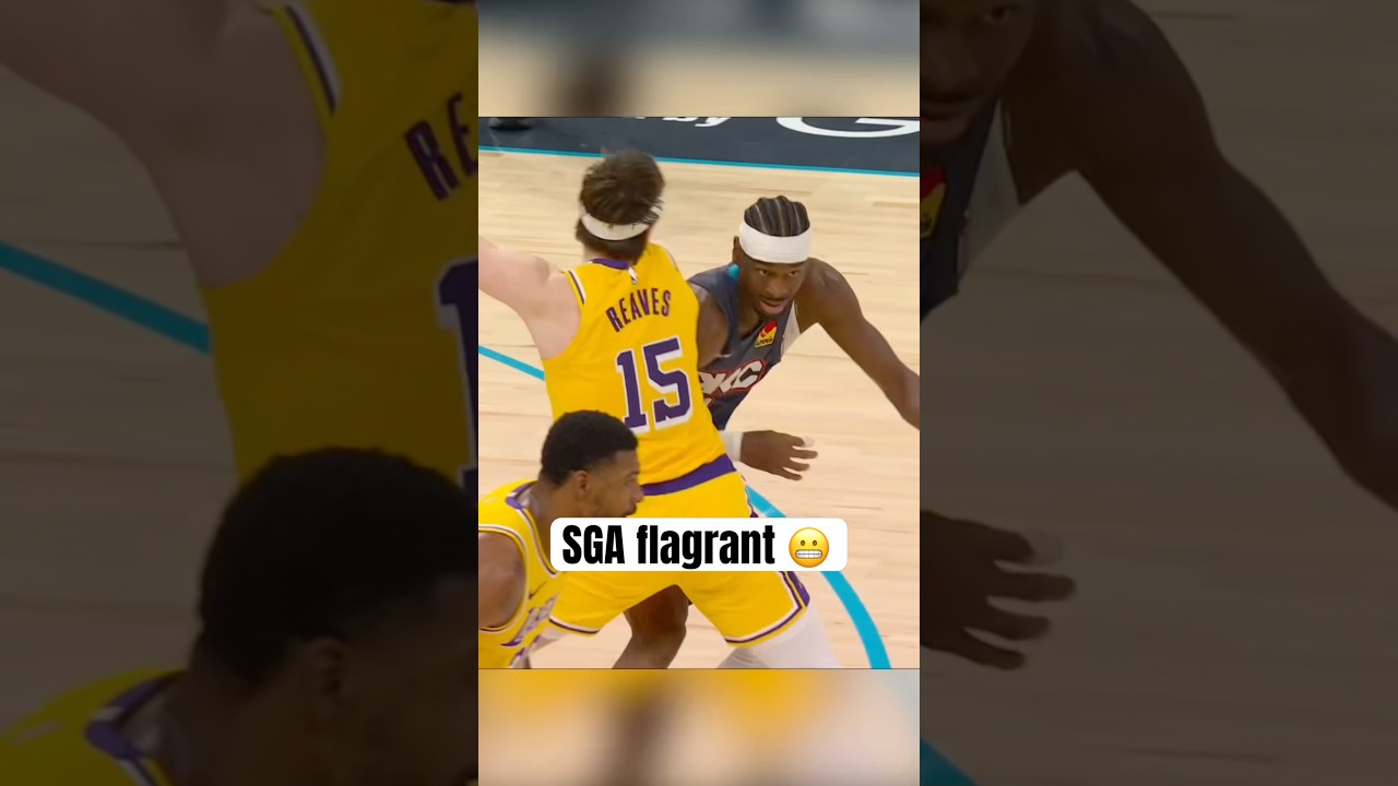 SGA called for the flagrant vs. Reaves