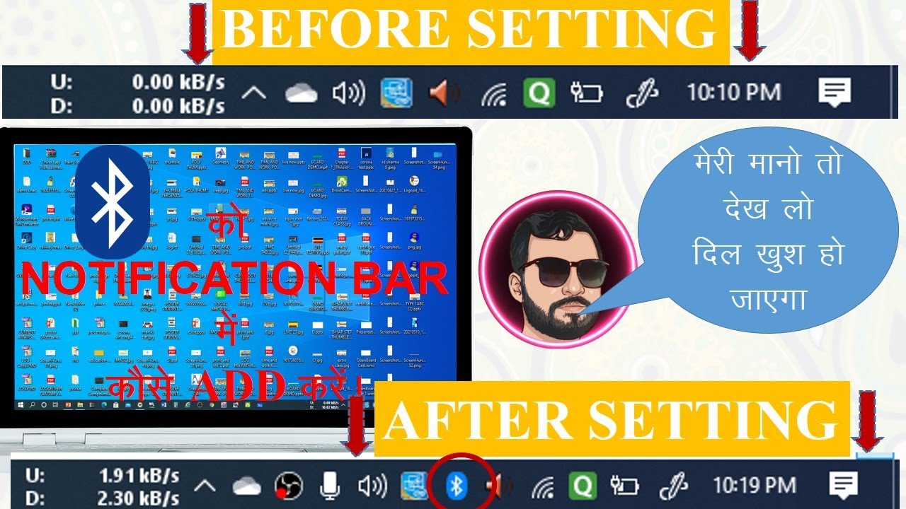 how to add bluetooth in notification bar. fix missing / not showing ...