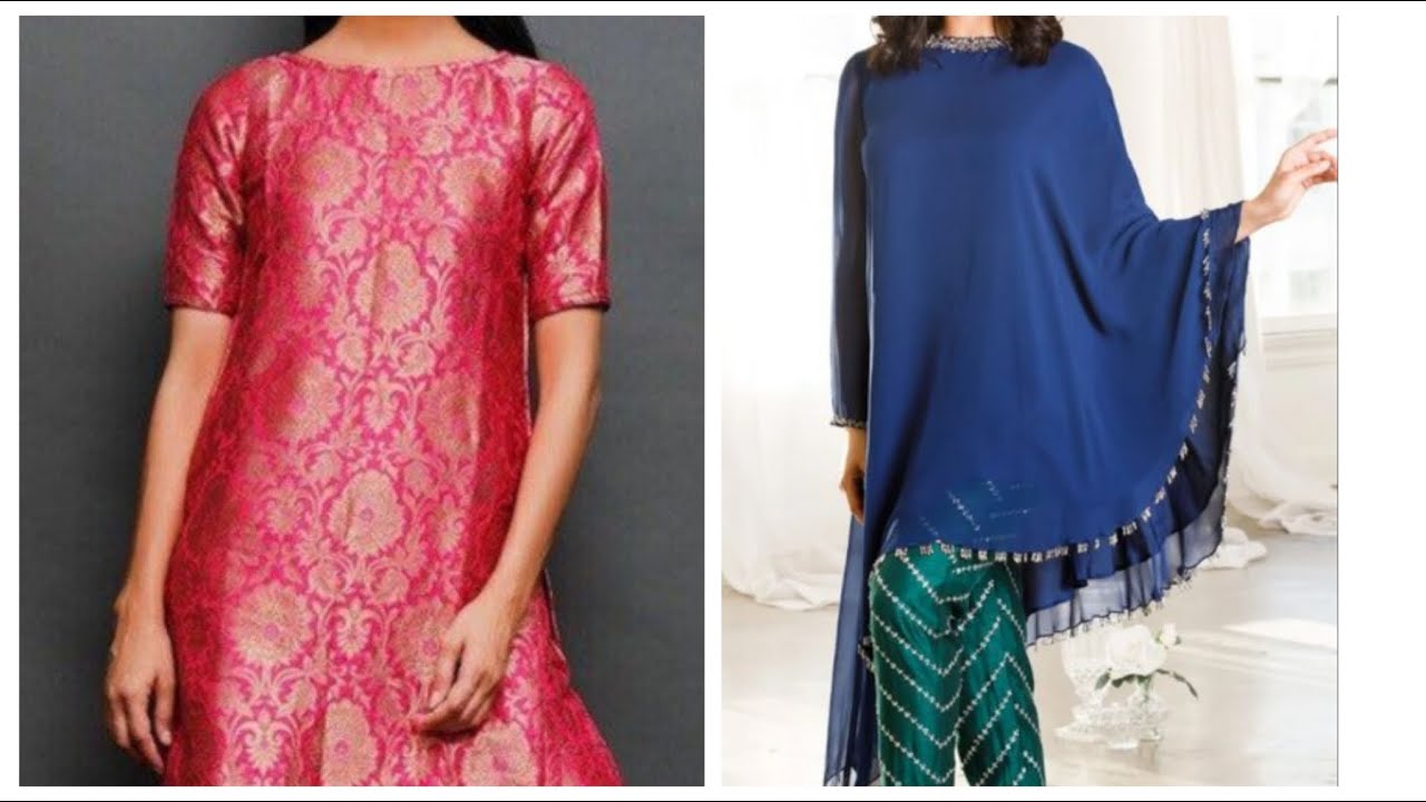 brocade silk kurtis
