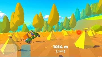 Hillside Drive climb Racing game : android & ios level-2 mobile gameplay