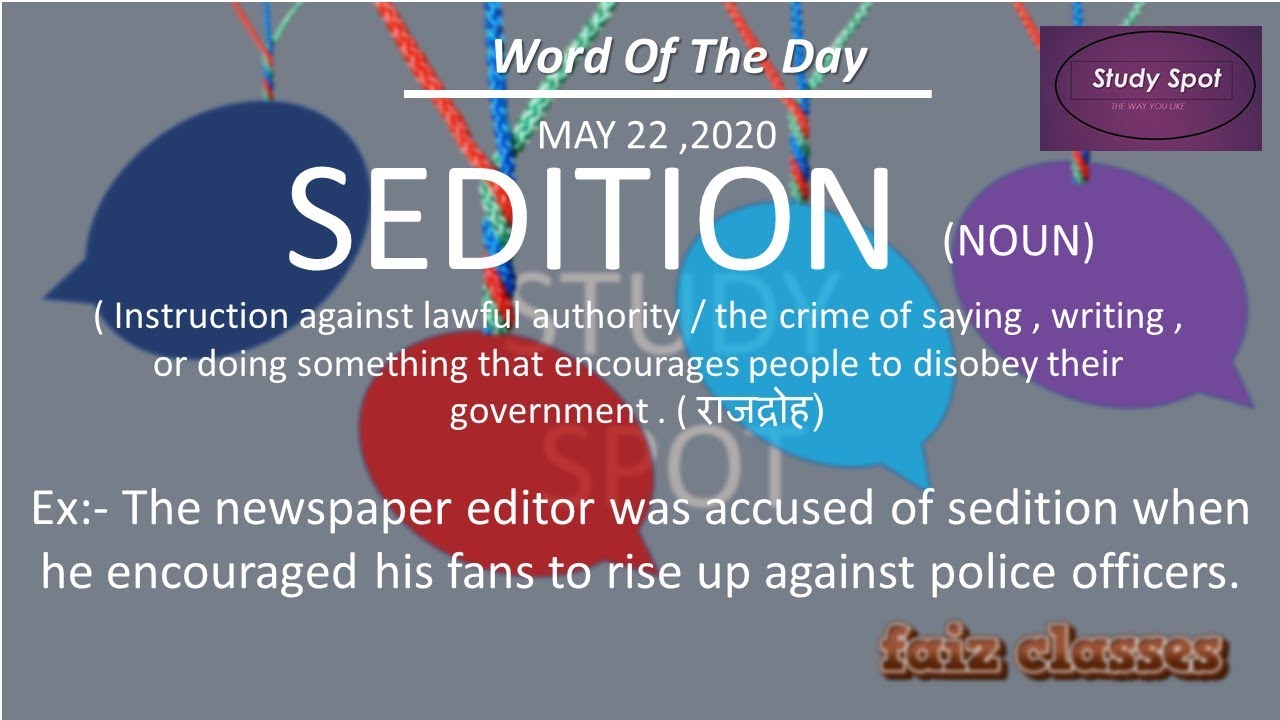 SEDITION YouTube