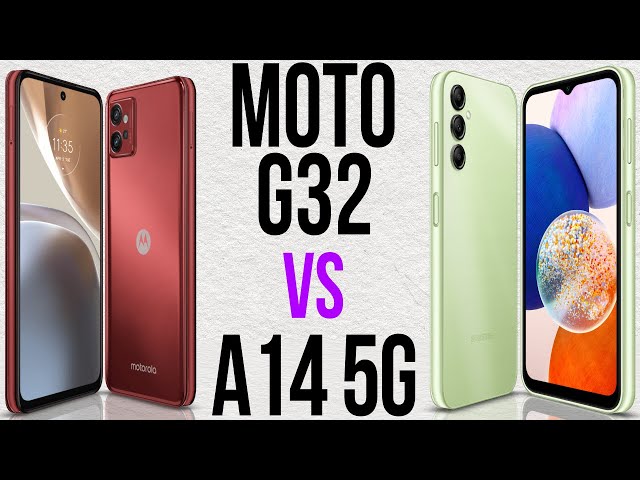 A14 vs Moto G32 (Comparativo & Preços) 