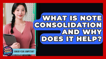 What Is Note Consolidation And Why Does It Help? - Junior Year Jumpstart