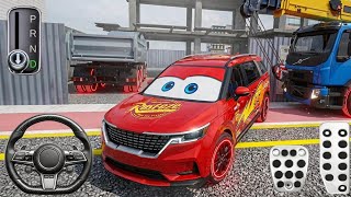 KIA Carnival McQueen Construction in Parking Garage - 3D Driving Class Simulation - Android GamePlay screenshot 3
