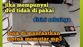 manfaatkan dvd bekas untuk mp3 player