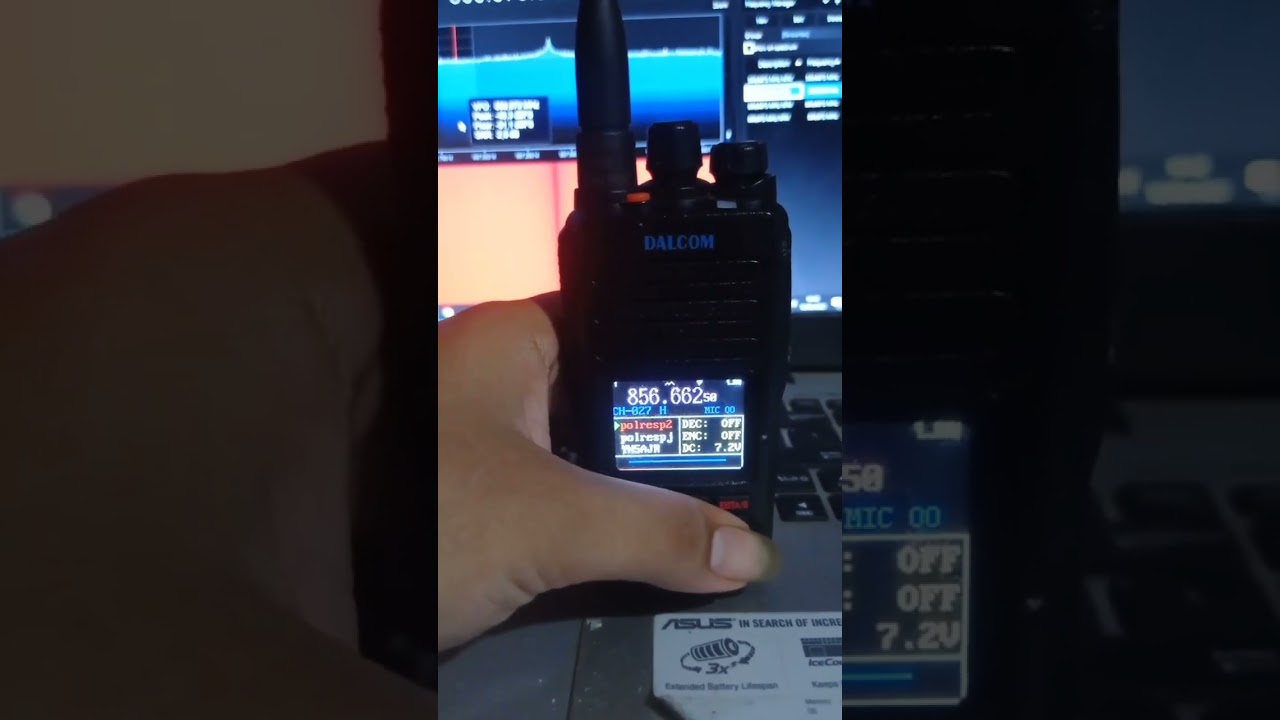 HT Dalcom dl 9000 pro bisa receiver di 800mhz ,airband 